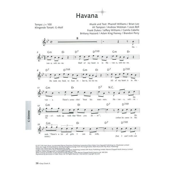 Music Factory Easy Charts Play-Along 9