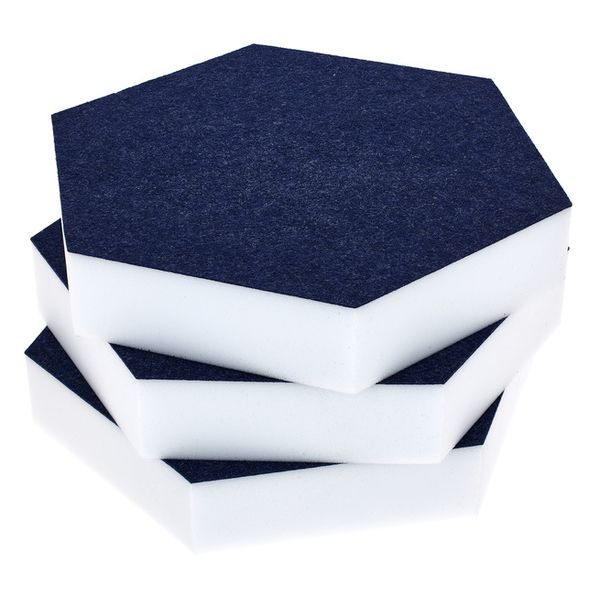 t.akustik Hexagon Melamine Dark Blue 50