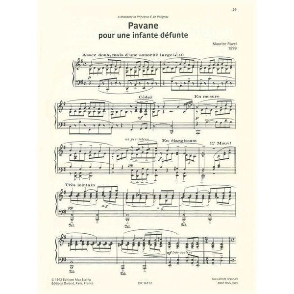 Editions Durand Ravel uvres Pour Piano