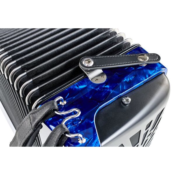 Hohner Bravo II 48 Blue silent key