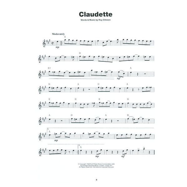 Wise Publications 100 No. 1 Hits Alto Sax