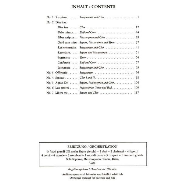 Edition Peters Verdi Requiem