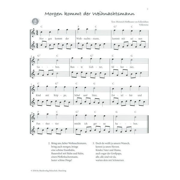 Holzschuh Verlag Altflötenweihnacht