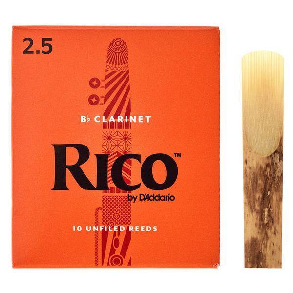 DAddario Woodwinds Rico Bb- Clar 2.5