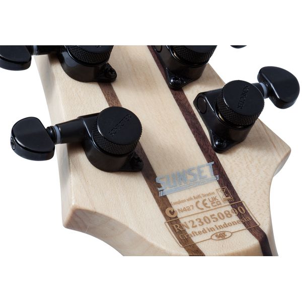 Schecter Sunset -7 Triad Gloss Black