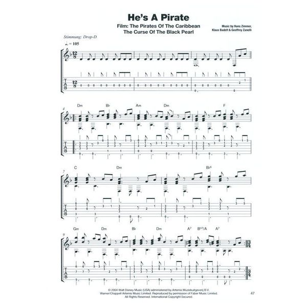 Bosworth 50 Filmhits for Gitarre