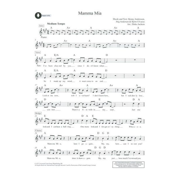 Schott Abba Classics A-Sax