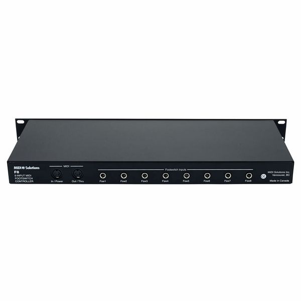 MIDI Solutions F8 Footswitch / MIDI Converter