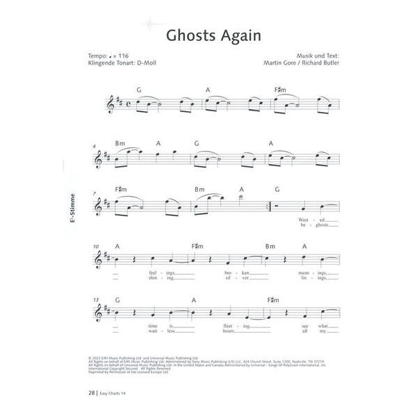 Music Factory Easy Charts Play-Along 14