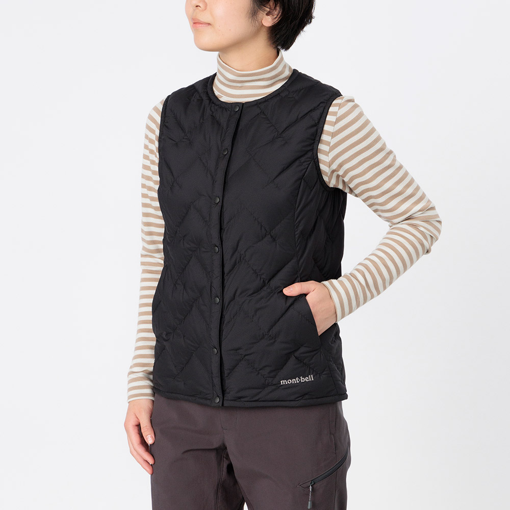 スペリオダウン ラウンドネックベスト Women's