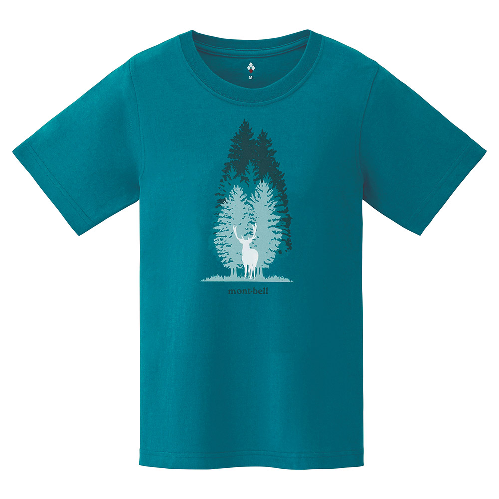 ペアスキンコットン T Women's 森と鹿