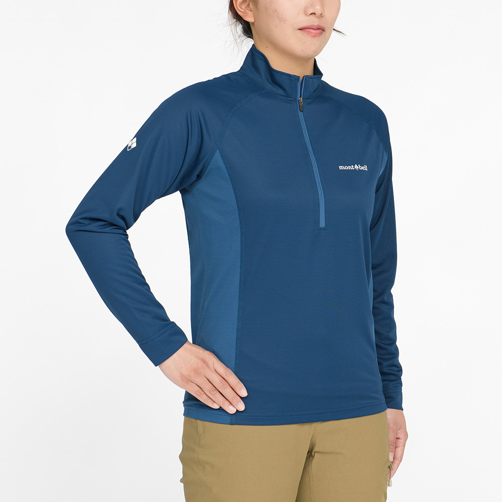 クール ロングスリーブジップシャツ Women's