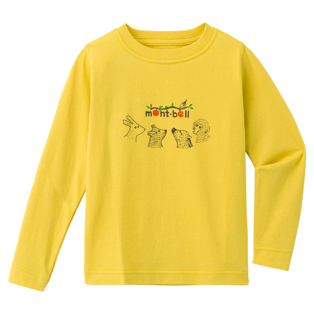 コットン ロングスリーブT Kid's 森の動物 100-120