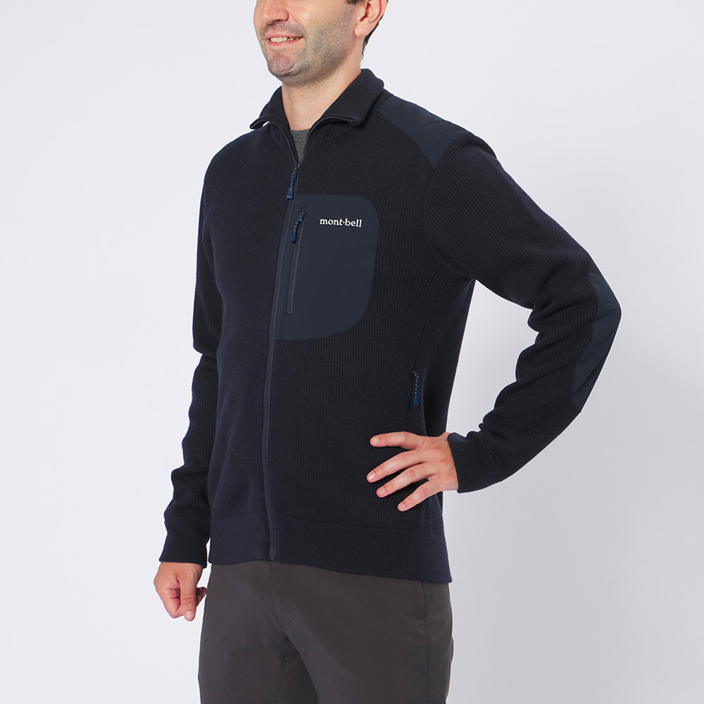 US ミッテルレギ フルジップ セーター Men's