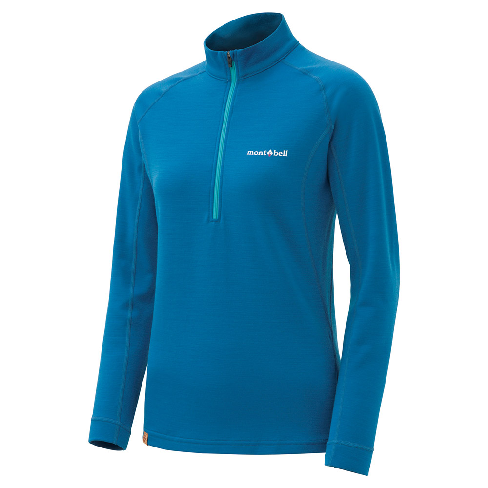 US メリノウールプラスアクション ジップネック Women's