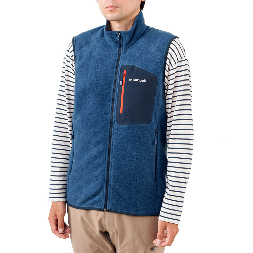 クリマプラス100 ジップベスト Men's