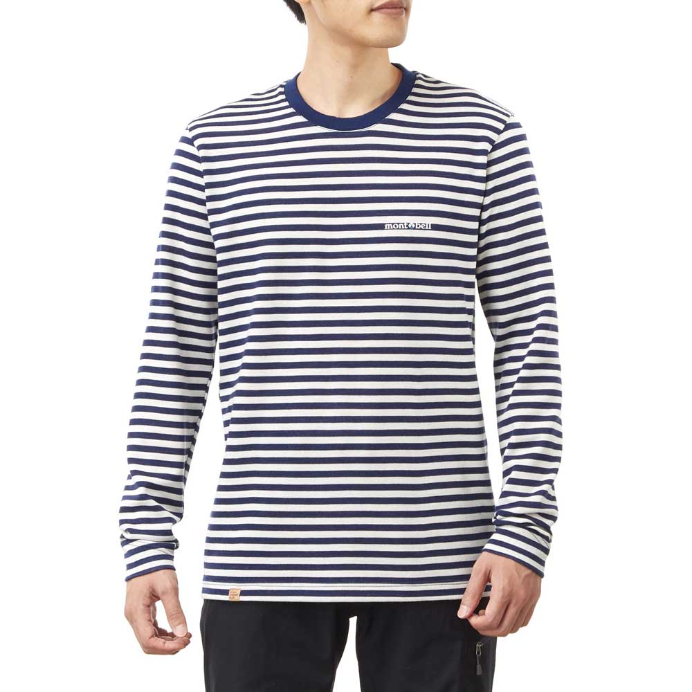 メリノウールプラスボーダーロングスリーブT Men's