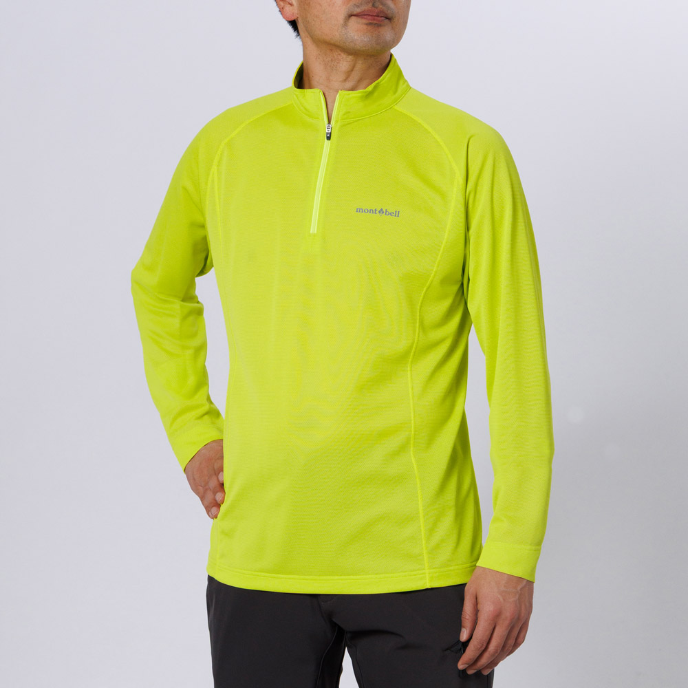 US クールロングスリーブ ジップシャツ Men's