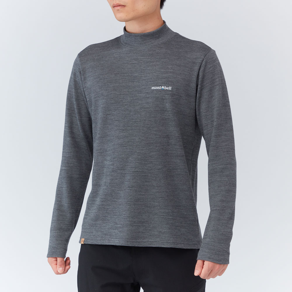メリノウールプラスハイネックシャツ Men's