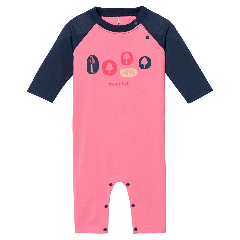 WIC.ロングスリーブ ロンパース Baby's 山の木 70-80