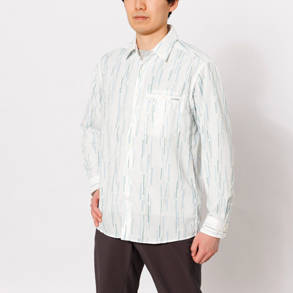 WIC.ライト プリント ロングスリーブシャツ Men's
