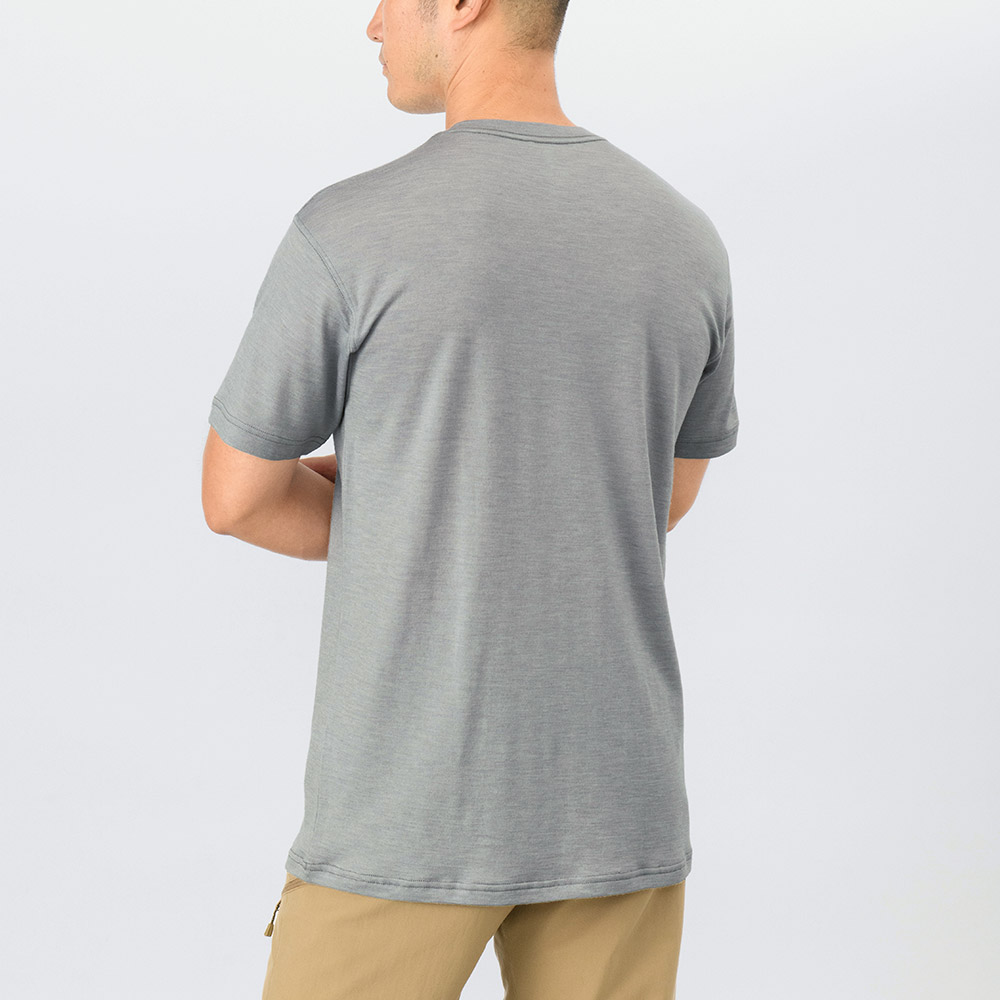 US メリノウールプラスライトT Men's
