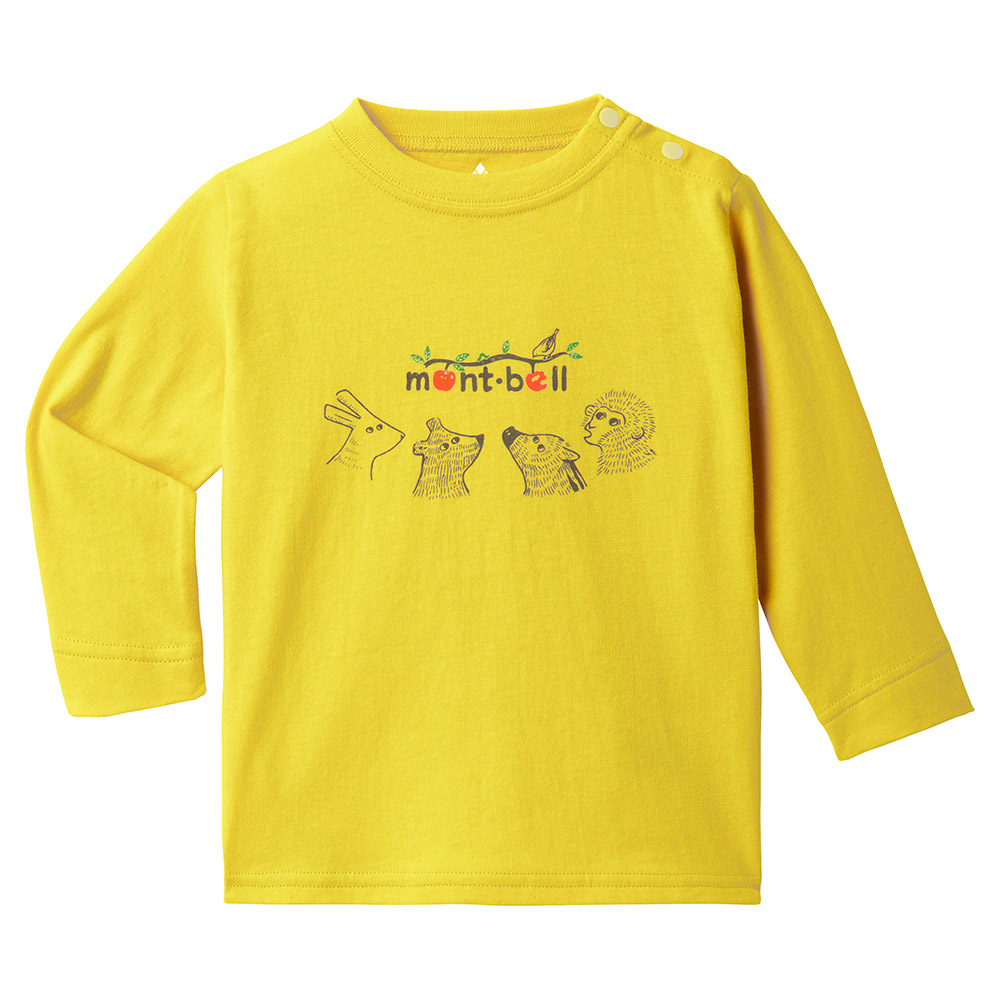 コットン ロングスリーブT Baby's 森の動物 80-90