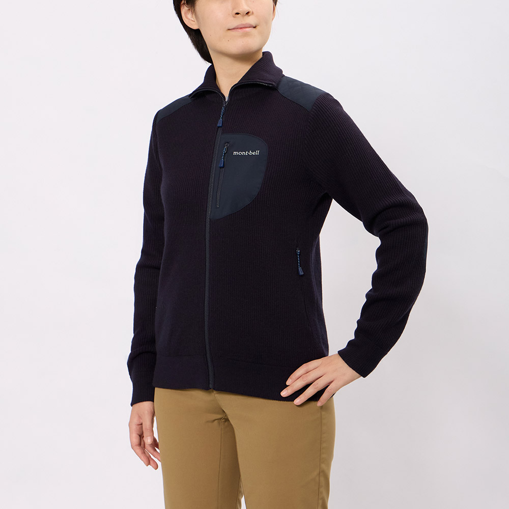 US ミッテルレギ フルジップ セーター Women's