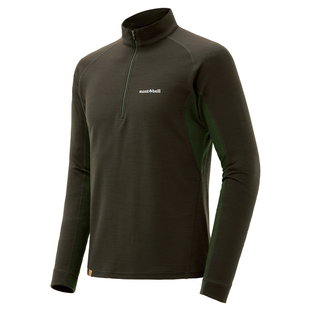 メリノウールプラスアクション ジップネック Men's