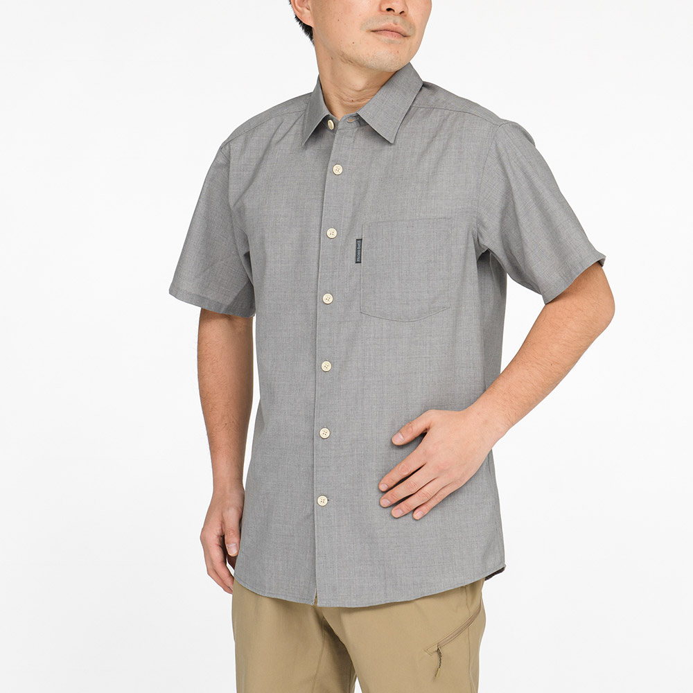 メリノウール ライト ショートスリーブシャツ Men's