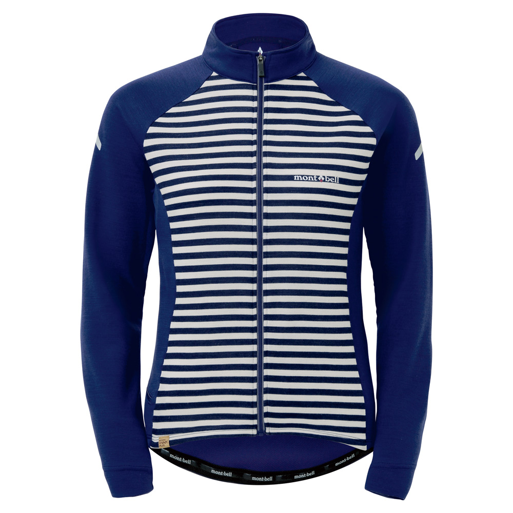 メリノウールプラス ボーダーサイクルジャージ Women's