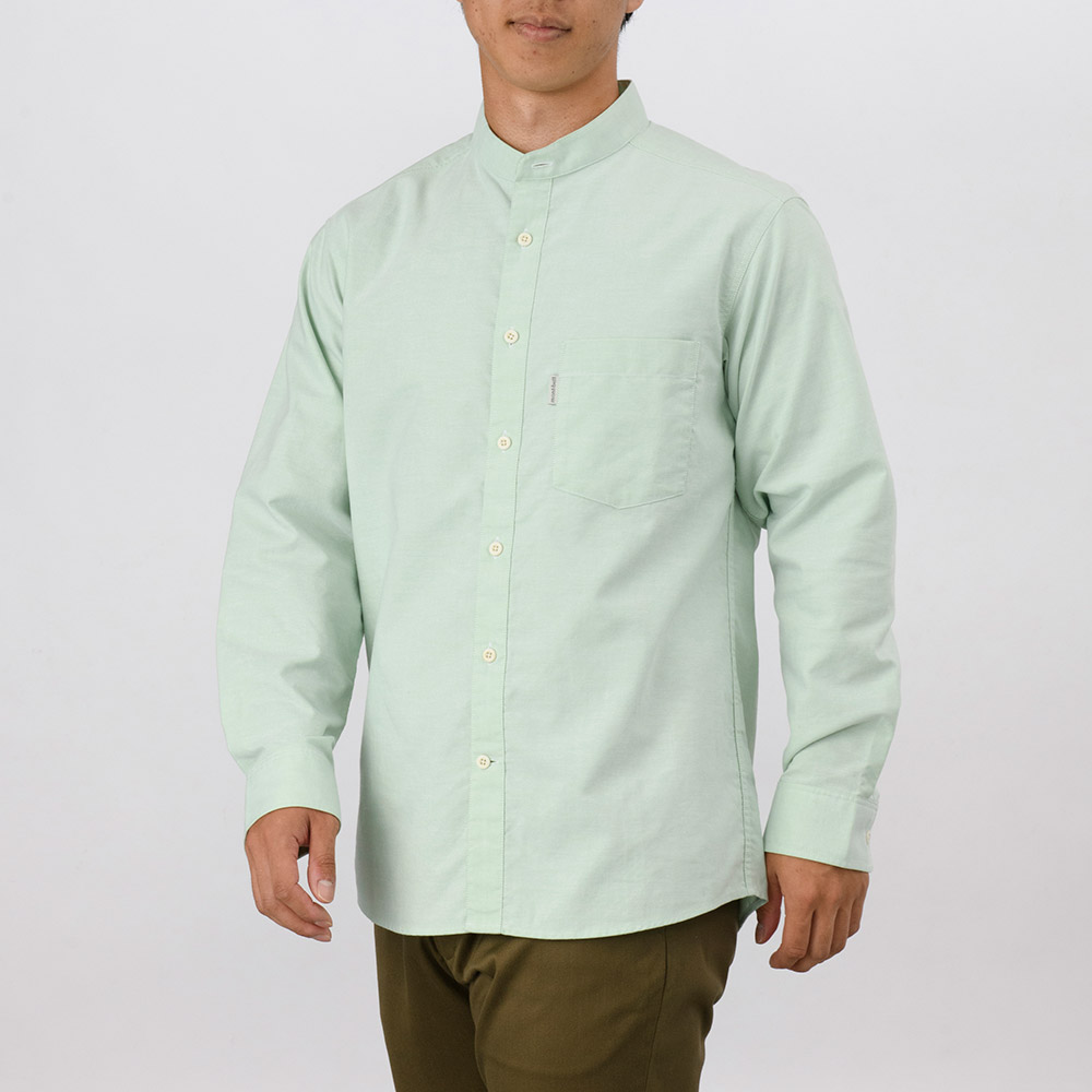 コアスパン オックスフォード スタンドカラーシャツ Men's