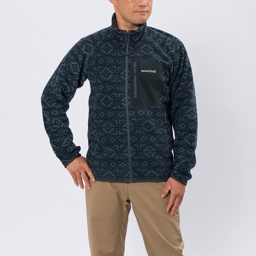 クリマプラス 100 プリントジャケット Men's