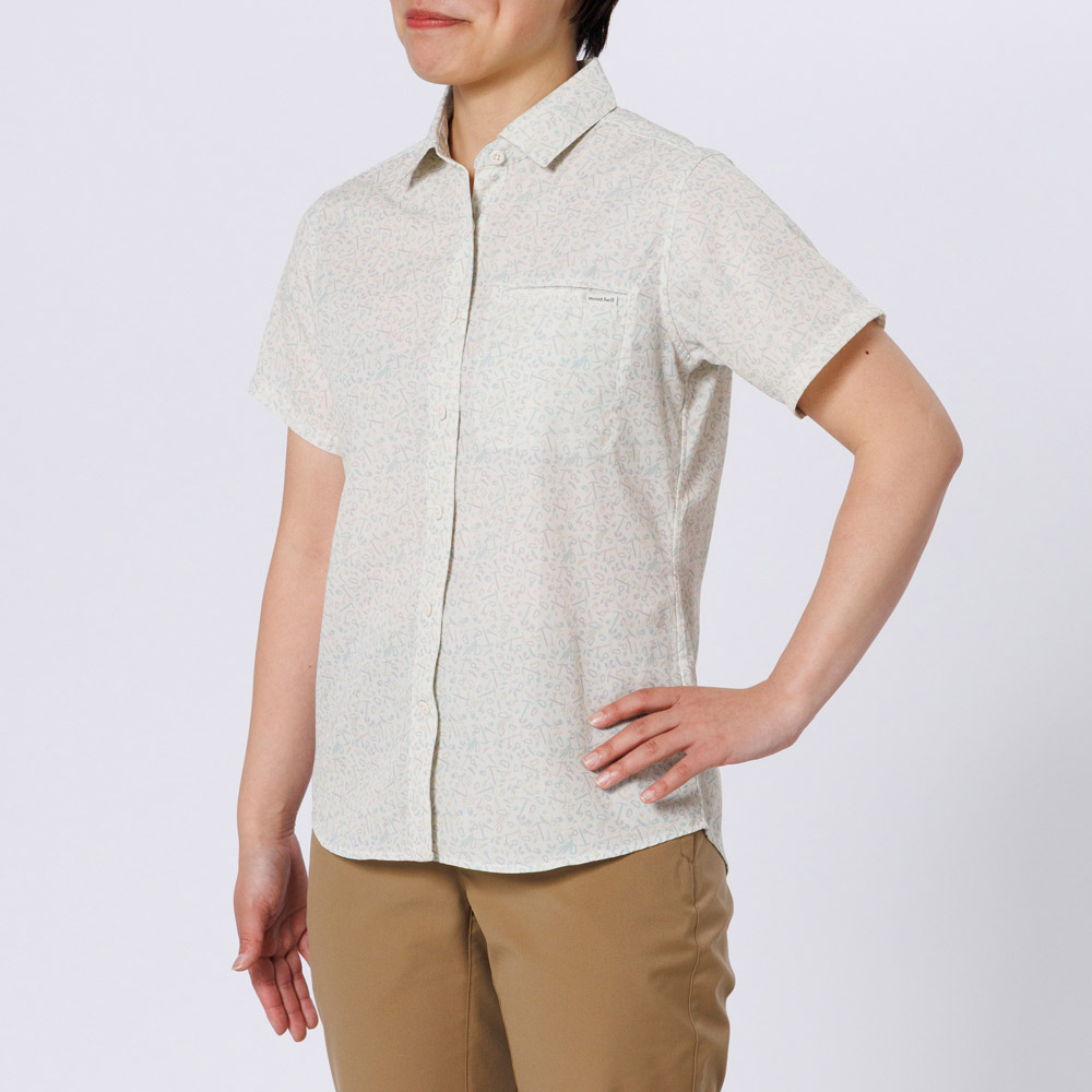 WIC.ライト プリント ショートスリーブシャツ Women's