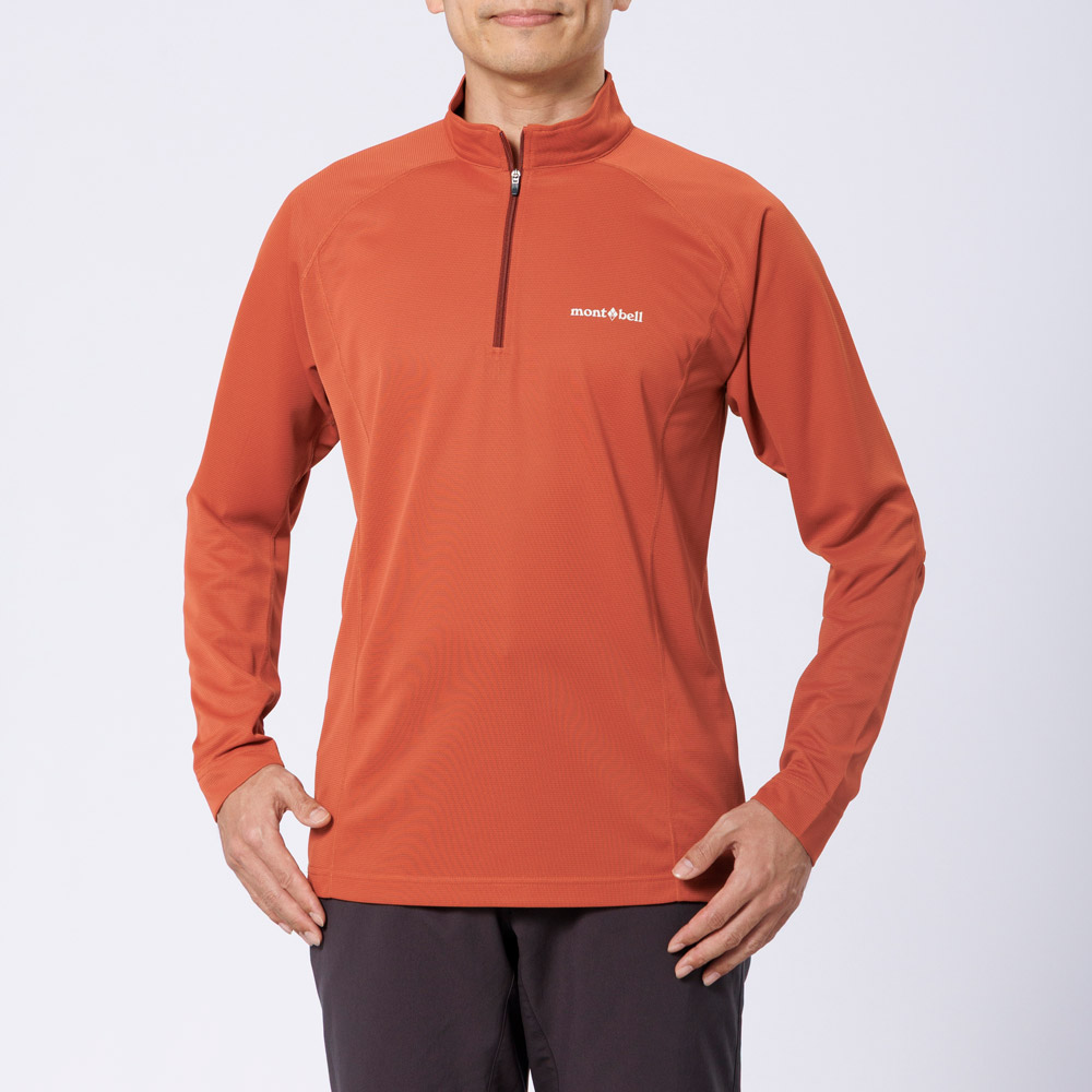 クール ロングスリーブジップシャツ Men's