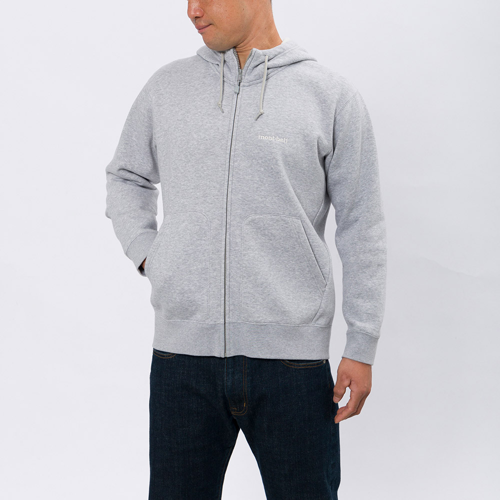 コットン スウェットジップパーカ Men's