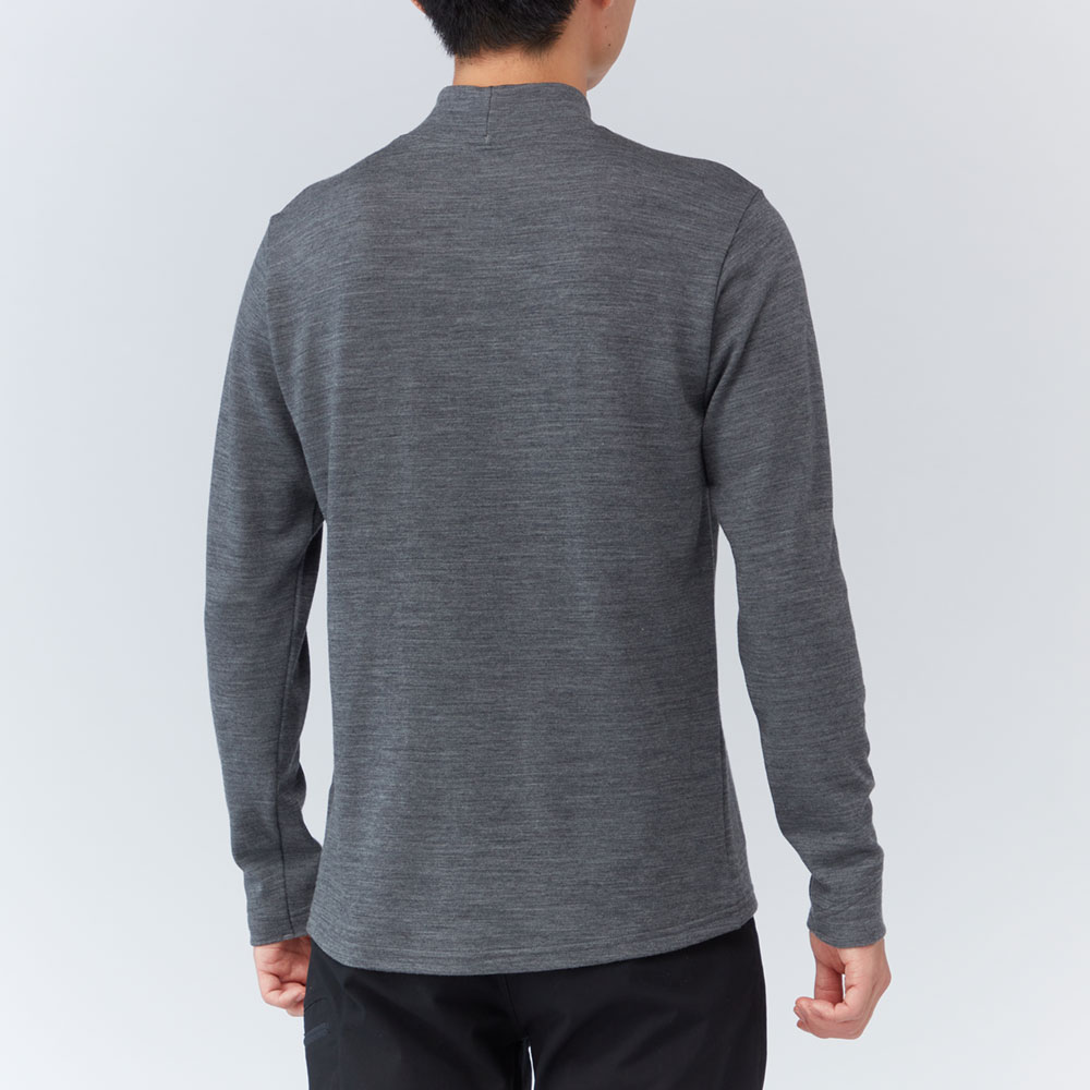 メリノウールプラスハイネックシャツ Men's