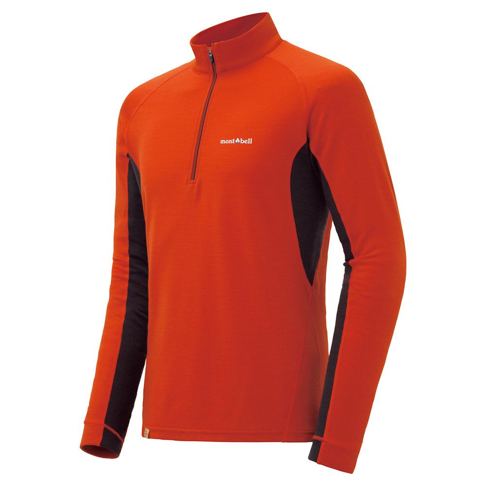 US メリノウールプラスアクション ジップネック Men's
