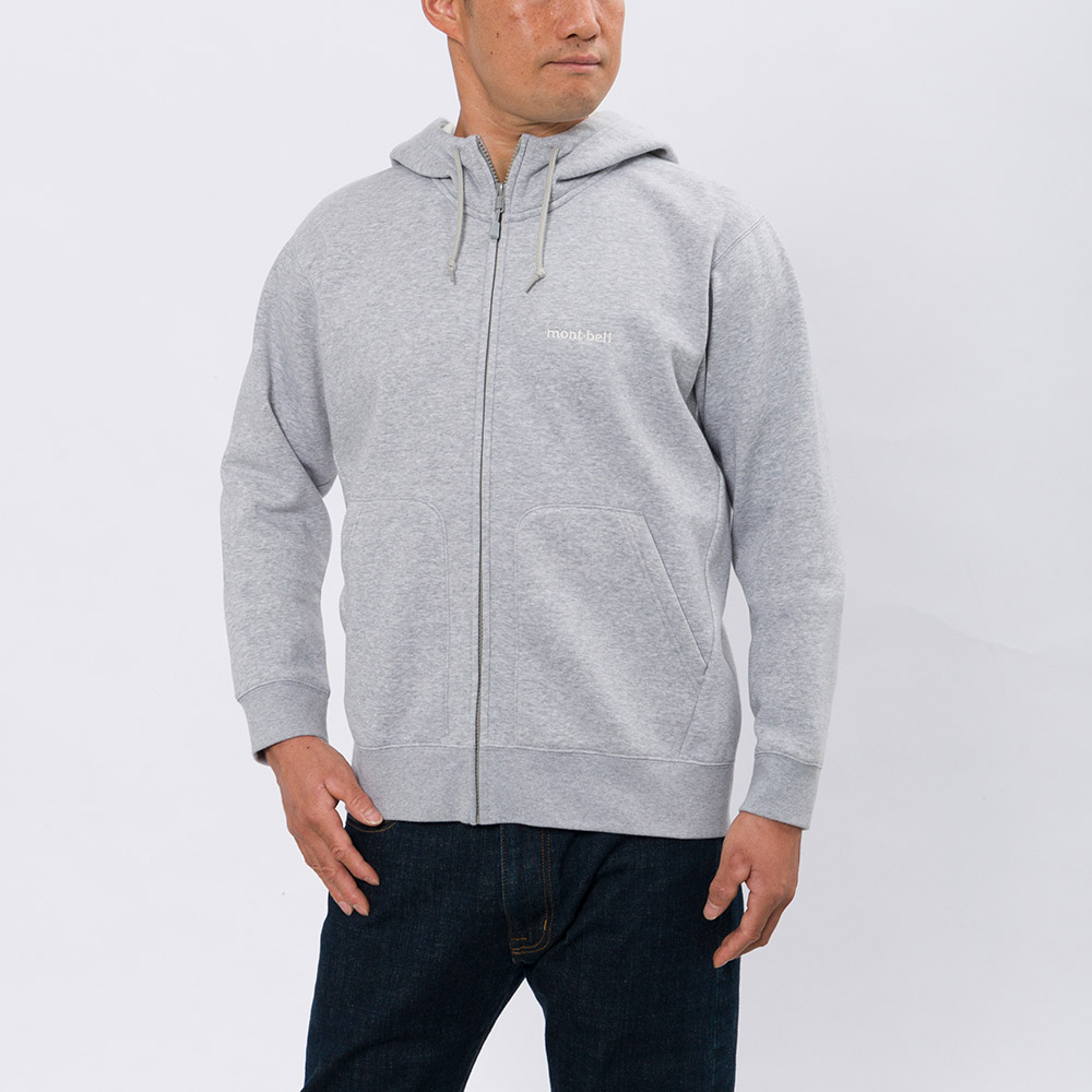 コットン スウェットジップパーカ Men's