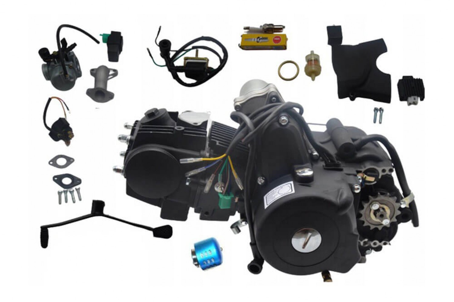 Complete Engine 125cc Semi-Automatic with Reverse 3+1