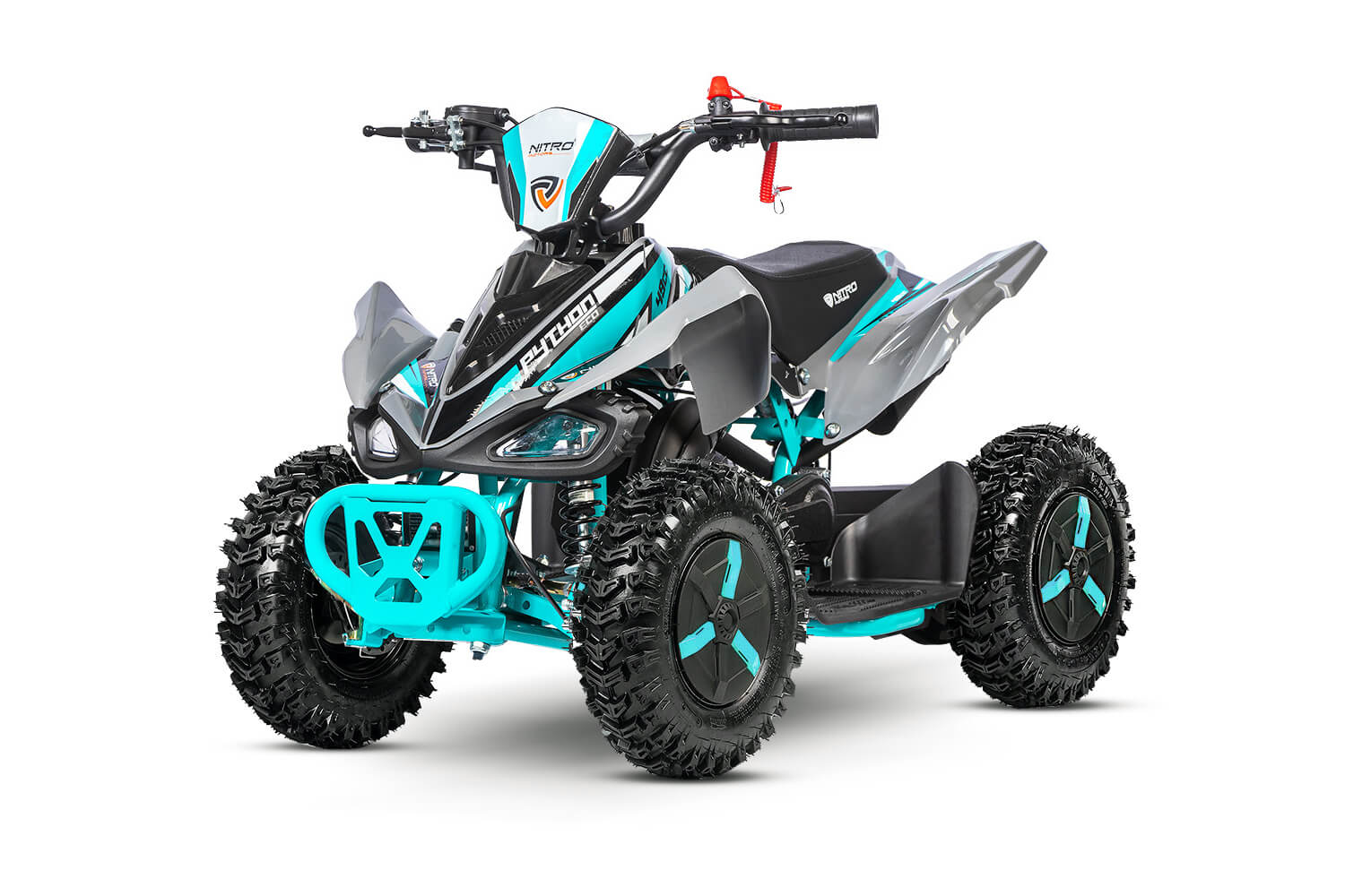 Python 49cc PETROL KIDS MINI QUAD BIKE on Off Road Tyres