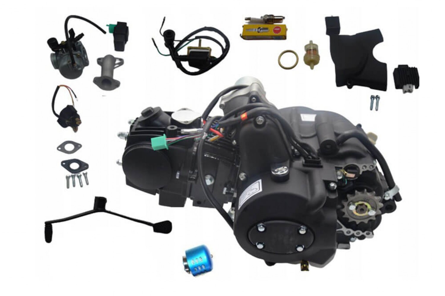 Complete Engine 125cc Automatic with Reverse 1+1