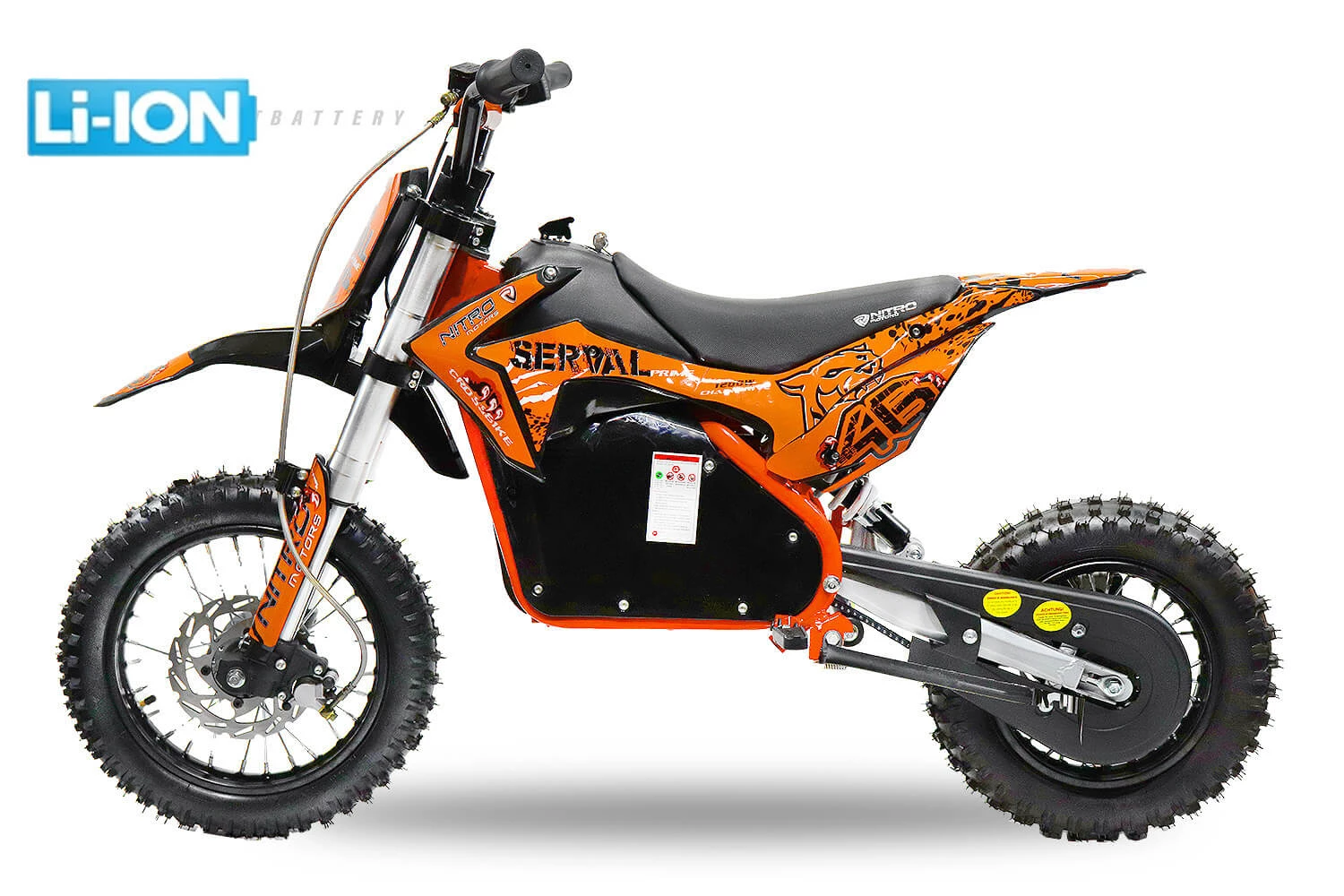 Serval Prime 1200W 48V Electric Dirt Bike Kids Motorbike