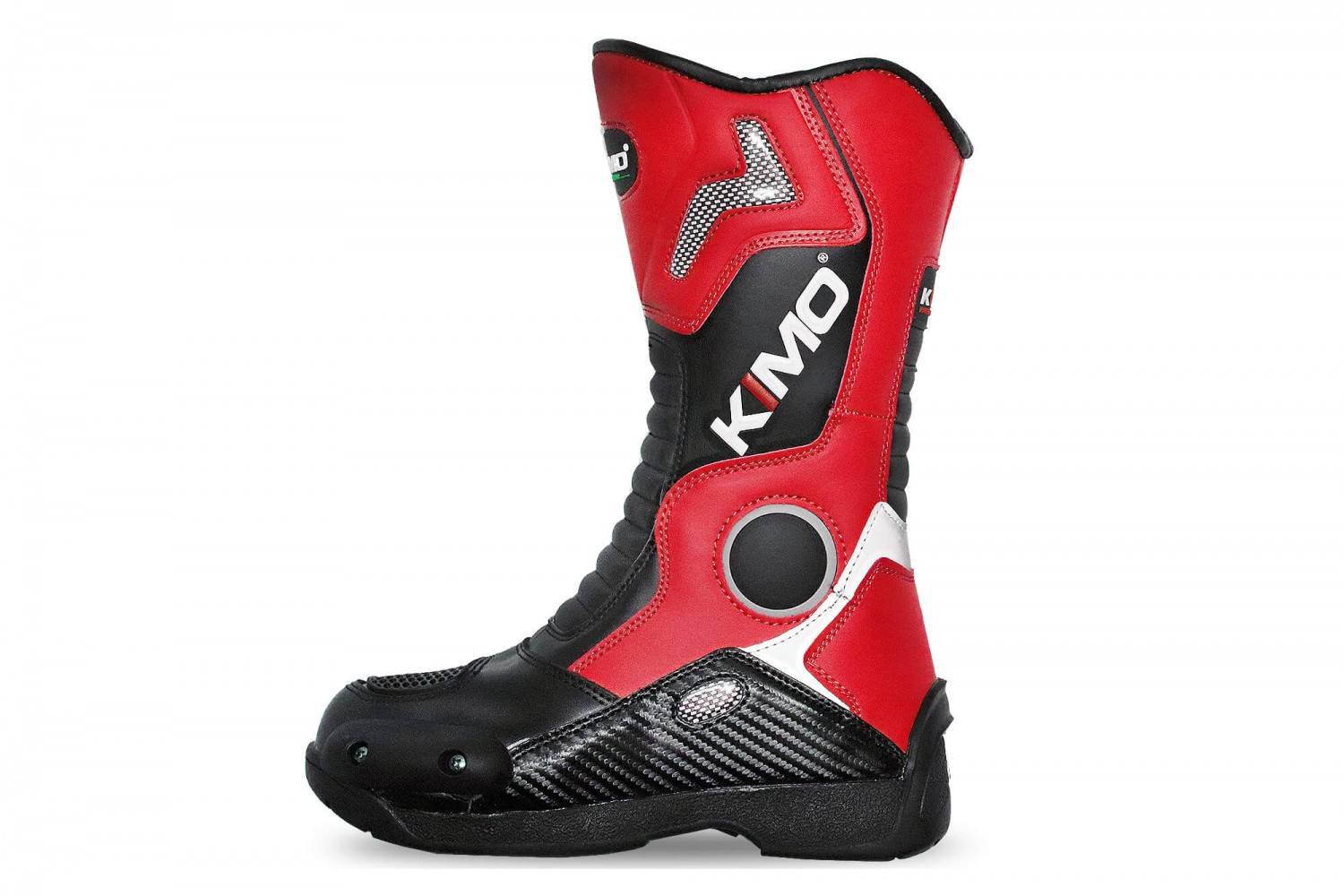 Kimo Junior Motocross Boots - Red