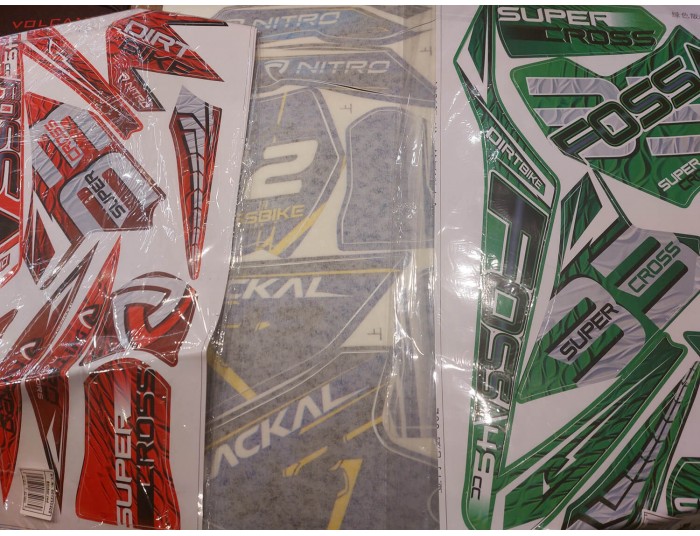 Stickers for 49cc Mini Dirt Bikes