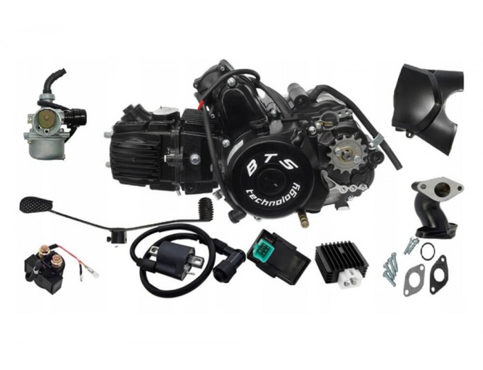 Complete Engine 125cc Semi-Automatic with Reverse 3+1