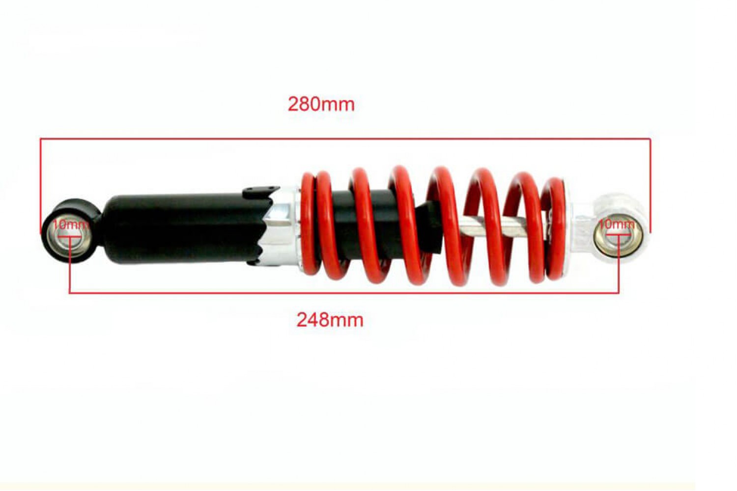 Rear shock absorber 248mm for 110cc, 125cc, Electric Quad