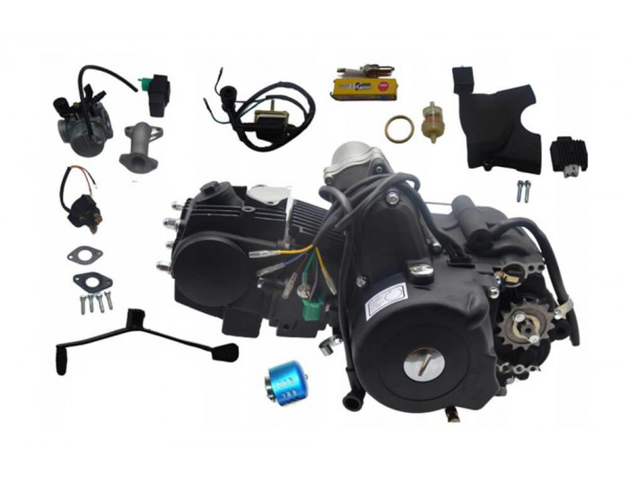 Complete Engine 125cc Semi-Automatic with Reverse 3+1