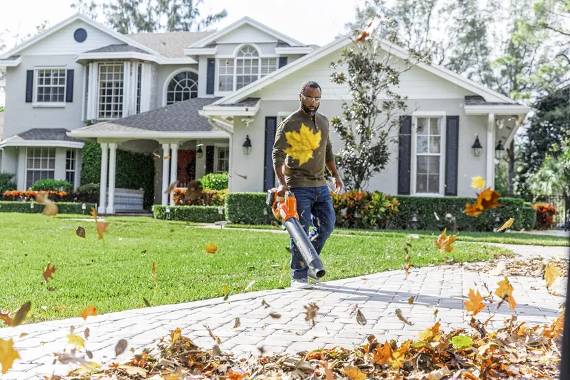 Leaf Blaster 350iB Lightweight Cordless Leaf Blower with battery and charger