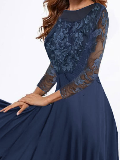 Charming Lace Mother of the Bride Groom Formal Dresses